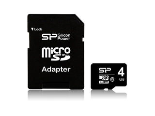 Silicon Power VRp[ microSDHCJ[h 4GB Class10 NX10  SDA v^[t  SP004GBSTH010V10SP