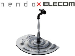 ELECOM/エレコム 【nendo×ELECOM】スマートフォン用スタンド JAGUCHI（ジャグチ） P-DS002BK ブラック