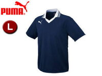PUMA/プーマ 903299-1 エリツキ 半袖 ゲームシャツ 【L】 (NAVY-WHITE)の画像