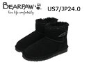 Bear paw/ベアパウ CI4BT002W ムートンブーツ Jonnie (Black) 【US7/JP24.0】【日本正規品】