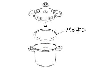 Wonder chef/ワンダーシェフ ID圧力鍋部品　8〜10L用　パッキン　ID−10（共通）