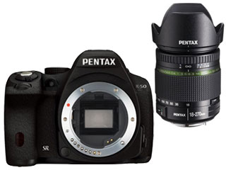 PENTAX/ペンタックス PENTAX K-50 ボディキット（ブラック）＋DA18-270mmレンズセット【k50set】