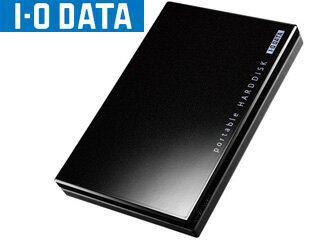 I・O DATA/アイ・オー・データ USB2.0/1.1対応 ポータブルハードディスク 「カクうす」 500GB HDPC-AU500KB ピアノブラック【HDPCAU5】