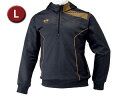 HI-GOLD/ハイゴールド HUS-205 トレーニングパーカー 【L】(ブラック×GOLD9)