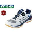 YONEX/ヨネックス SHBCFWD-19 バドミントンシューズ パワークッションコンフォートワイド D 【26.5】 (ネイビーブルー)