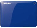 TOSHIBA/東芝 USB3.0対応ポータブルハードディスク CANVIO/キャンビオ CONNECT 2TB ブルー HD-PF20TB