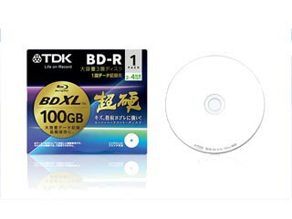 TDK BRD100HCPWB1A データ用 BD-R XL ホワイト・ディスク 超硬シリーズ 1枚