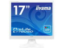iiyama/飯山 17型ホワイトLEDバックライト搭載液晶ディスプレイ ProLite E1780SD ピュアホワイト E1780SD-W1