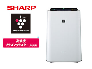 SHARP/シャープ KC-E50A1-W プラズマクラスター加湿空気清浄機 (ホワイト系…...:murauchi-dvd:61884935