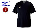 mizuno/ミズノ 32JA6151-90 クロスティック Tシャツ メンズ 【S】 (ブラック×ゴールド)