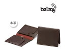 Bellroy/ベルロイ スリムスリーブウォレットJAV 【ジャワ】 ※天然のレザーを使用しておりますので、多少のシワなどがある場合がございます。予めご了承ください。 財布 コンパクト スリム 二つ折り カード 収納 レザー