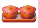 halloween-kitchen LE CREUSET/ル・クルーゼ プチラムカンダムールセット オレンジ