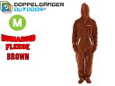 【在庫あり】【赤字覚悟の在庫処分特価!】 Doppelganger OUTDOOR/ドッペルギャンガー 【在庫特価】HF1-176-BR 人型寝袋フリース HUMANOID FLEECE (ブラウン) 【Mサイズ】 【全身スーツ】【戦隊】【ヒーロー】【着る毛布】
