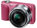SONY/ソニー NEX-3NL-P（ピンク）　パワーズームレンズキット　α/アルファ　デジタル一眼カメラ