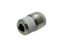 CHIYODA/千代田通商 ファイブ六角穴付メイルコネクター W(白)8mm・R3/8 F803MSW