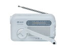 YAMAZEN/山善 YTM-R100 手回し充電ラジオ 長期保管型 Qriom/キュリオム ラジオライト/災害ラジオ/LEDライト/サイレン/スマホ充電/10年長期保管可能