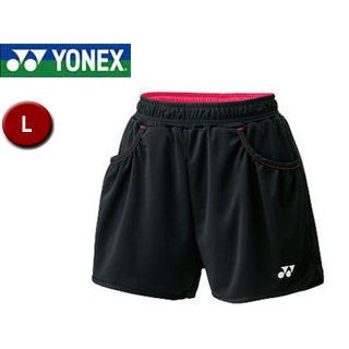 YONEX/ヨネックス 25019-7 ウィメンズ ニットショートパンツ 【L】 （ブラック）の画像