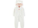 carters/カーターズ 【在庫処分】 9M もこもこ くま耳カバーオール ホワイト×ハート 118I4569