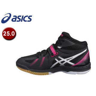 asics/アシックス TVR486-9093 COURT SELFIT コートセルフィット 【25.0】 （ブラック×シルバー）の画像