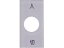 AIMARK/アイマーク 【IM】スナップスイッチ用銘板 入 切 20×40×2 φ12.5 S401