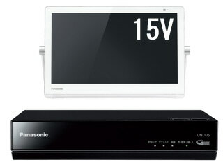 Panasonic/パナソニック UN-15T7-W(ホワイト) VIERA/プライベート・ビエラ 15V型HDDレコーダー付ポータブルテレビ