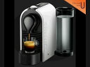 【nightsale】 Nespresso/ネスプレッソ(by Nestle/ネスレ) C50-CWI カプセル式コーヒーメーカー U/ユー (クリーム)≪お試しカプセル16個入り≫