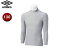 UMBRO/アンブロ UAS9300J JR L/Sコンプレッションシャツ 【130】 (シルバー)