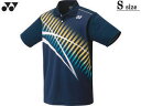 ショッピングテニス ヨネックス YONEX ユニセックス ゲームシャツ Sサイズ ネイビーブルー 10433-019