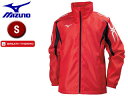 mizuno/ミズノ 32JE7550-62 ブレスサーモ ウォーマーシャツ 【S】 (チャイニーズレッド×ブラック)