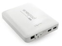 SAMYA 【容量24000mAh ACコンセント(出力65w)付き!】モバイルバッテリー enerpad AC-24K White