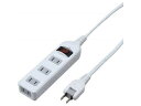 YAZAWA YAZAWA ノイズフィルター集中スイッチ付タップ Y02BKNS411WH