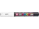 uni/三菱鉛筆 ポスカ 極細 白 極細(0.7mm) PC1M.1