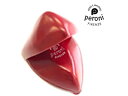 peroni/ペローニ シルバーロゴ■EAGLE コインケース 【レッド】 財布 小銭入れ ウォレット レザー 皮革 イタリア ギフト プレゼント