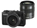   CANON/キヤノン EOS M・ダブルレンズキット（ブラック）　ミラーレスカメラ　