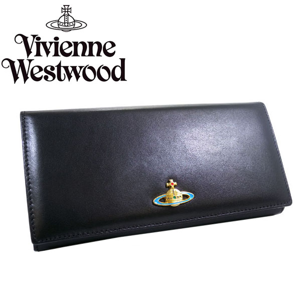 【レビューを書いて送料無料】Vivienne Westwood ヴィヴィアンウエストウッド長財布 財布 さいふ ビビアン1032 NAPPA NEROヴィヴィアン 財布 さいふ 【2sp_120720_a】