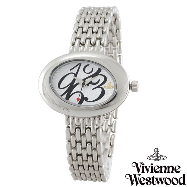 【レビューを書いて送料無料】Vivienne Westwood ヴィヴィアン ウエストウッドレディース 腕時計 時計 とけい ビビアン Ellipse エリプス VV014WHSL 【お買い物マラソン】【マラソン201207_ファッション】【RCPmara1207】
