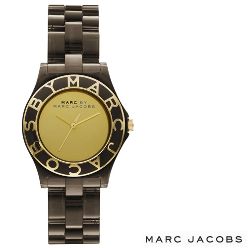 【レビューを書いて送料無料】MARC BY MARC JACOBS マークバイマークジェイコブスユニセックス レディース 腕時計 MBM4559 イエローゴールド ミラー Blade Nylon Mirrorマークジェイコブス 時計 とけい 【2sp_120720_a】