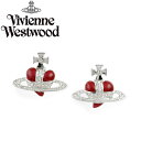 ヴィヴィアン ウエストウッド ピアス Vivienne Westwood アクセサリー ビビアン 0667-01-15 0667/01/15 ディアマンテ ハート Diamante Heart Stud Earrings Red ビビアン 【あす楽対応】【送料無料】【RCP】【プレゼント】