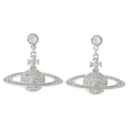 【送料無料】ヴィヴィアン ウエストウッド <strong>ピアス</strong> Vivienne Westwood アクセサリー ビビアン MINI BAS RELIEF DROP EARRINGS PLATINUM 62020025-02P116 62020025-W110 724536B-1【あす楽対応】【ブランド】【プレゼント】