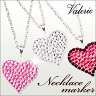 VALERIE/ヴァレリースワロフスキー キラキラ マーカーゴルフマーカー/ネックレスマーカー ハート/ベーシック☆【ladies_beginner】【ladies_low price】【ladies_freeshipping】【smtb-k】【w3】