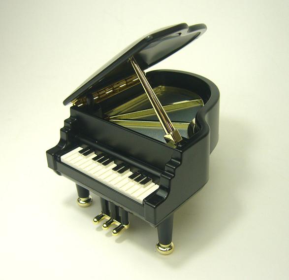 【お好きな嵐の曲をお選び下さい♪】嵐・コレクション・ファンシープラス・ミニピアノブラック18Nタイプオルゴール【嵐の曲のオルゴール・18N】本物のオルゴールです。嵐のナンバーを人気のピアノ型オルゴールで！