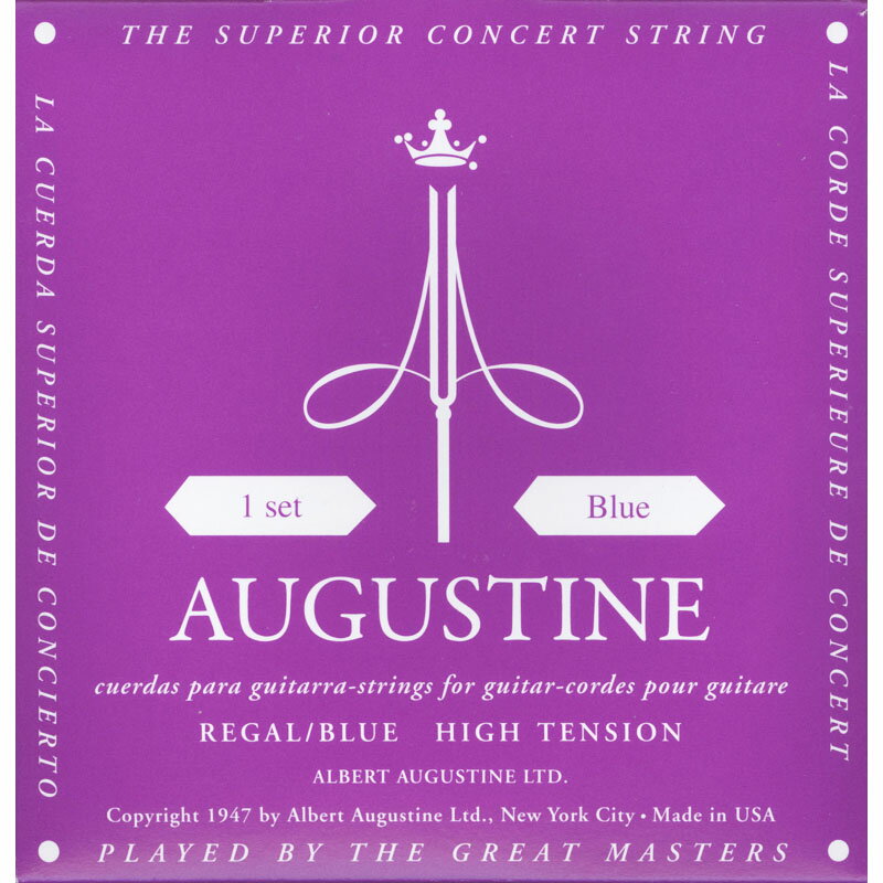 Augustine クラシックギター弦 REGAL/BlueSet を 2セット