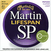 Martin／MSP6050 (Bronze Custom Light) を 6set：コーティング弦