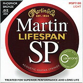 Martin／MSP7100 (Phosphor Bronze Light) を 12set：コーティング弦