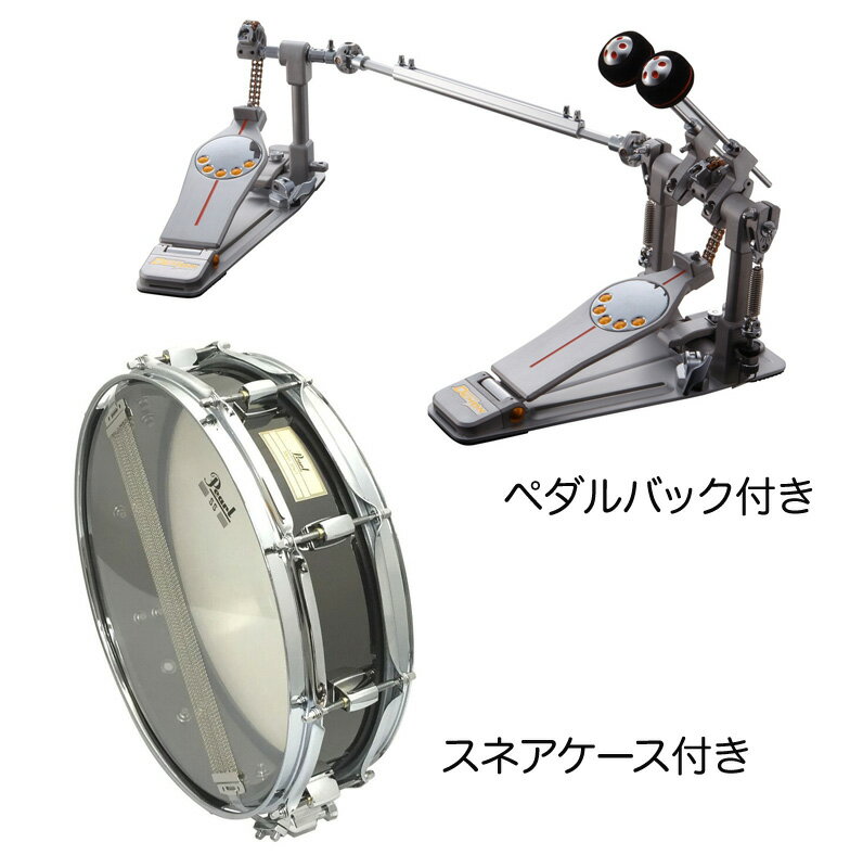 【台数限定】 Pearl デーモンチェイン（ツインペダルコンプリートセット）P-3002C…...:musicfarm:10023888