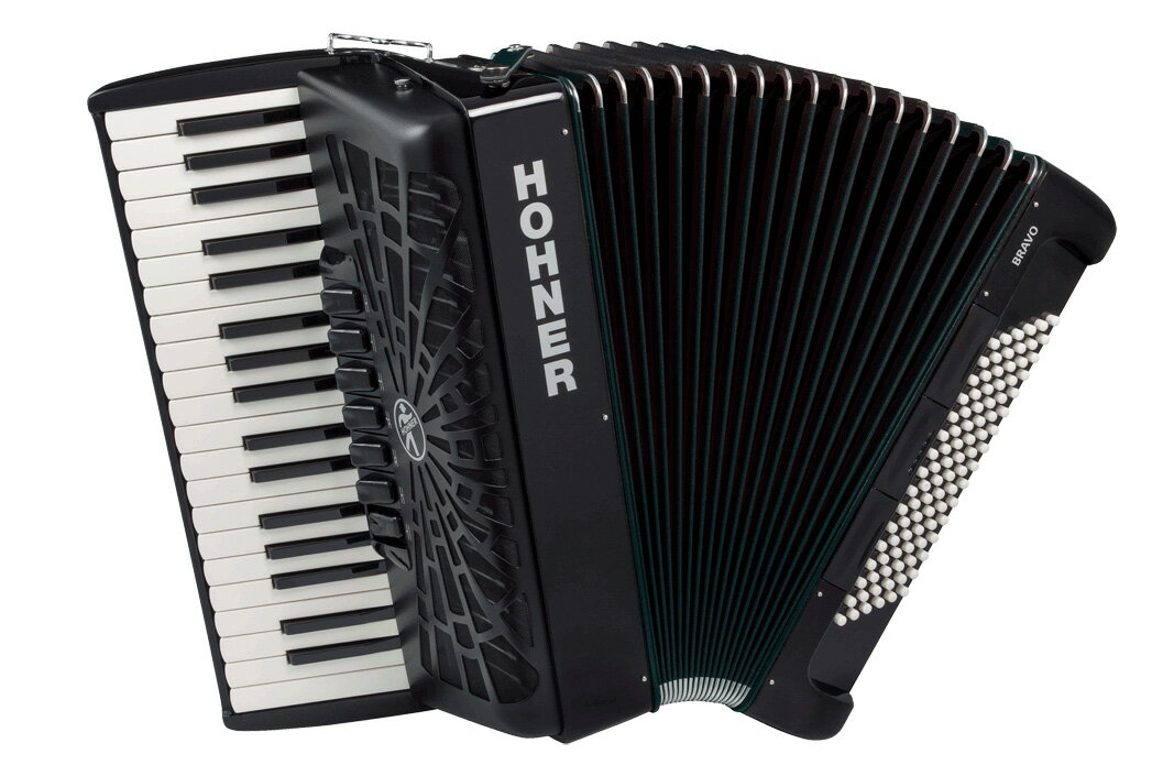 Hohner クロマチック・ピアノキー Bravo III 96 黒...:musicfarm:10024051