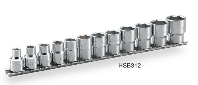 9.5sqソケットセット(インチ・六角) HSB312　TONE(トネ)