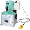 【直送】【代引不可】電動油圧ポンプ 単動式 手動弁 GH1/2-H OJ(大阪ジャッキ)