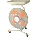 スイデン(Suiden) キャスター扇(送風機フロアファン) ハネ45cm トレイ付き首振 SKF-45S-1V