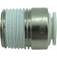 チヨダ(千代田通商) ファイブ六角穴付メイルコネクター 白 8mm・R3/8 F8-03MSW